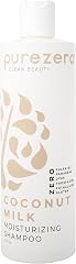 Purezero Coconut Milk Moisturizing Shampoo - 12 Fl Ounce - Intense Hydration & Increase Shine - Fight Dandruff & Frizz - Zero