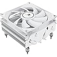 Thermalright AXP90-X53 White Low Profile ITX CPU Air Cooler, 53mm Height, TL-9015W Slim PWM Fan, AGHP 3.0 Technology, ITX CPU Cooler, for AM4/AM5/Intel 1150/1151/1155/1156/1200/1700/1851(White)