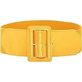 GRACE KARIN Women's Stretchy Belt 1950s 3 Inch Wide Elastic Belts