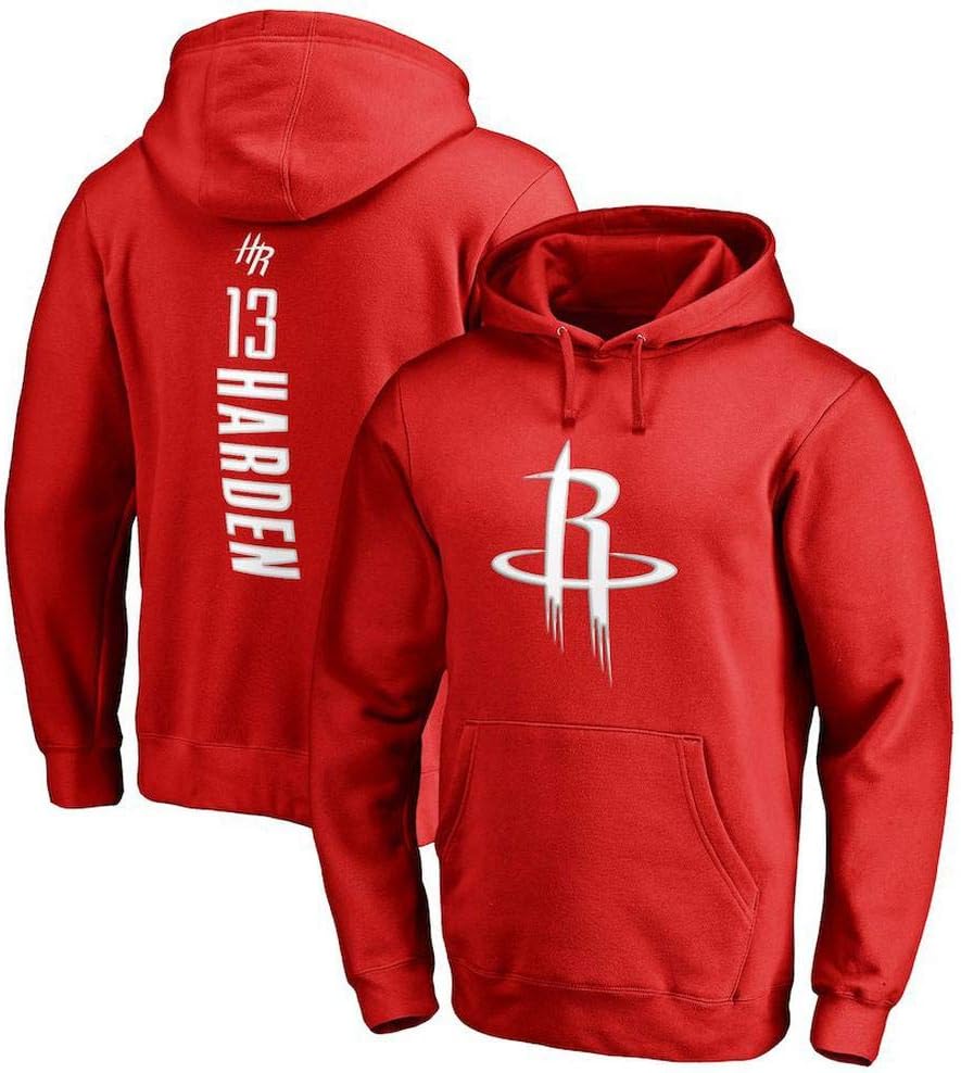 NBA Men's Hoodie Houston Rockets James Harden Basketball Sweatshirt Loose Edition Sports T-Shirt