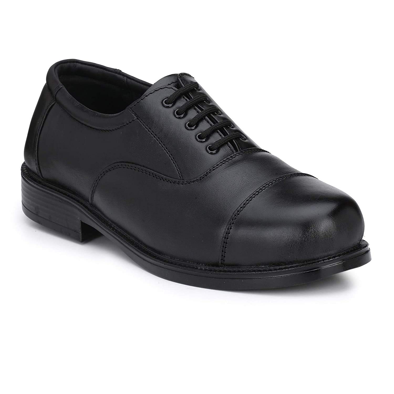 Buy isons Men's Leather Black Oxford Shoes at Amazon.in