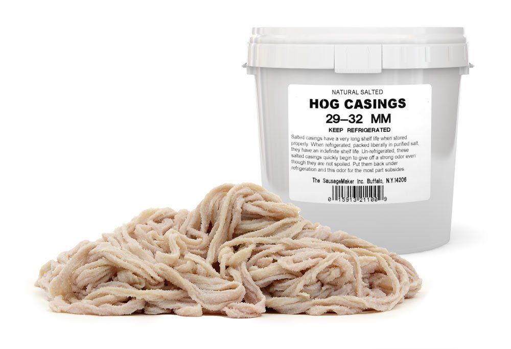 TSM Natural Sheep Sausage Casings, 2224mm (7/8" 1"), 1 Hank Grocery & Gourmet Food