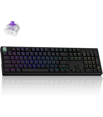 Tastiera Meccanica Keychron K10 Pro 100% AZERTY – Bluetooth 5.1 E USB-C, RGB, Hot-Swap, Per Mac E Windows