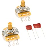 Telecaster Solid Shaft Potentiometer and Capacitor Kit, 2-Pack