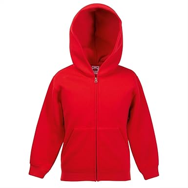 fruit of the loom classic hooded sweat jacket