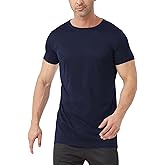 Idtswch Men's Tall T-Shirt Rash Guard UPF 50+ T-Shirt Quick Dry Swim Water Top Tee Short Sleeve Athletic Shirts