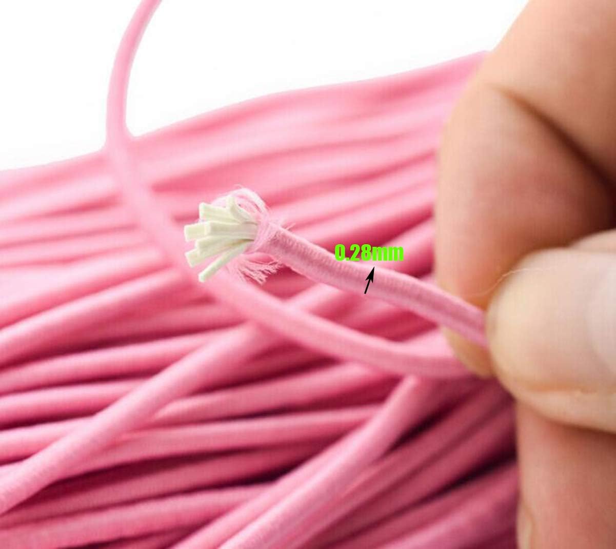 Fascia Elastica Per Cucito 5 Metri – Larghezza 20 Mm, Viola Chiaro – Elastico Piatto In Maglia - 5