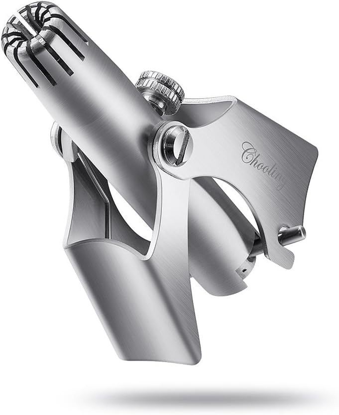 Chooling Manual Nose & Ear Hair Trimmer (No Batteries Required) - Perfect Manual Stainless Steel Nose Hair Remover for Men & Women CL-016-AY