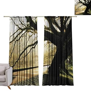 Amazon Com Anzhutwelve Tree Blackout Curtains Taiping Lake