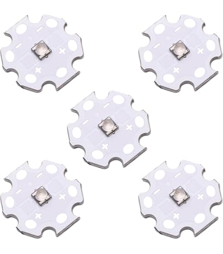 CHANZON Hochleistungs-LED-Chip 30W UV (405 Nm) – SMD COB Light Emitter, 900 MA, Für DIY-Beleuchtung, Kühlkörper Empfohlen