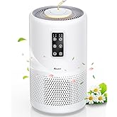 Air Purifiers for Home Large Room up to 1600ft², VEWIOR H13 True HEPA Air Purifier for Bedroom with night light, Fragrance Sponge, Sleep Mode, Timer, Lock, Pesticide