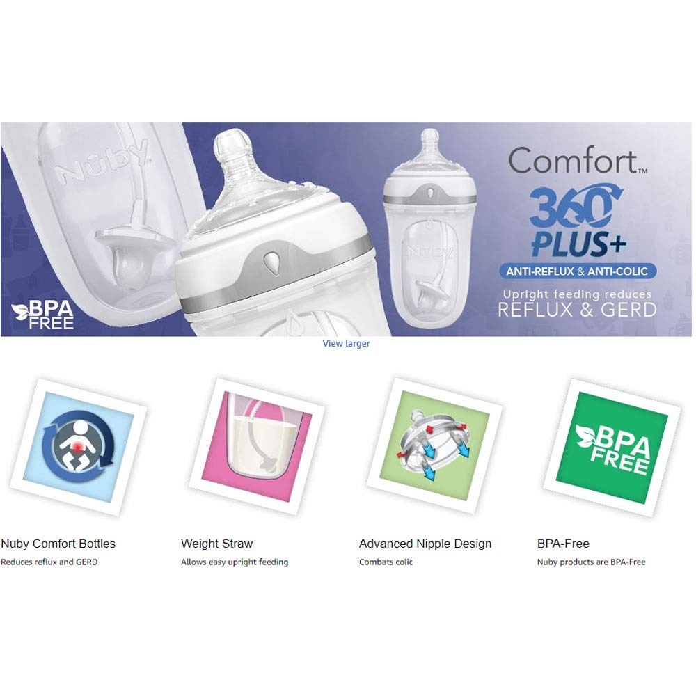 nuby silicone bottle