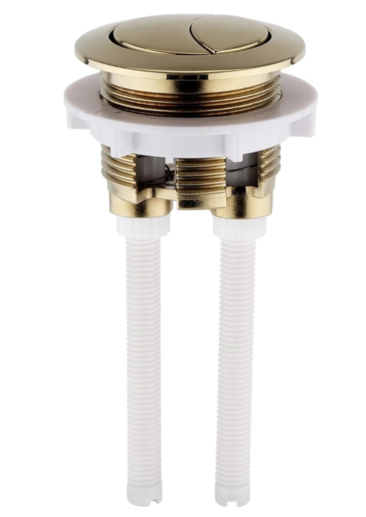 Housler® Brushed Brass Universal Toilet Dual Flush Button. To Fit Toilet Cistern Tank with 38-42mm Hole