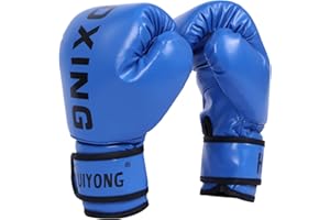 HUINING Kids Boxing Gloves, Kids Training Gloves Punch Mitts MMA Gloves PU Cartoon Sparring Dajn Training Gloves, 4 Oz, for Age 5-12 Years