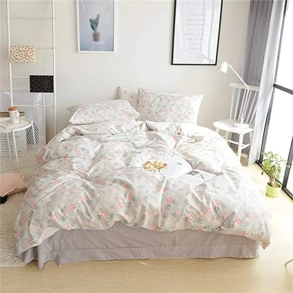 Next Floral Flower Dusky Pink Cream 2 Duvet Cover