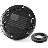thumbnail image 2 of Fuel Filler Door Gas Cap Cover Fuel Door Accessories For 07+ Jeep Wrangler JK A 2 of 5