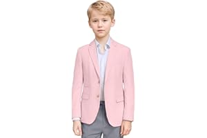 Bofan Linen Boys Blazer Formal Suit Jackets for Boy Outwear Jacket & Coats for Kids Boys’ Fashion Summer Wedding Outfit
