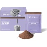 Hotel Chocolat Iced Chocolate Mix - 70% Drinking Chocolate with More Cacao, Less Sugar, 10 Servings, Gourmet Cocoa