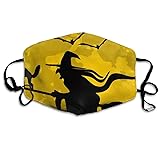 Sunrem Polyester Safety Masks, Flying Witch During