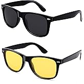 Pro Acme Polarized Square Sunglasses for Men Women,Trendy Sunglasses UV Protection