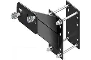 EMEROLL Spare Tire Carrier,Spare Tire Mount for Trailer,Heavy Duty Holds up to 160 Lbs,Fits 4 & 5 & 6 Lugs Trailer Wheels on 4", 4.5'', 4.75'', 5'' and 5.5'' Bolt Patterns