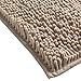 Sunnyglade Bathroom Contour Rugs Combo, Set of 2 Chenille Fabric Microfiber Soft Shaggy Non Slip 21