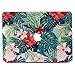 L2W Compatible with MacBook Pro 13 Release 2012 2011 2010 2009 2008 Model A1278,Matte Print Tropical Palm Leaves Pattern Protective Hard Case Cover for Mac Pro 13 with CD-ROM - Palm Leaves&Red Flowers