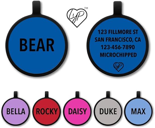 silicone dog tags amazon