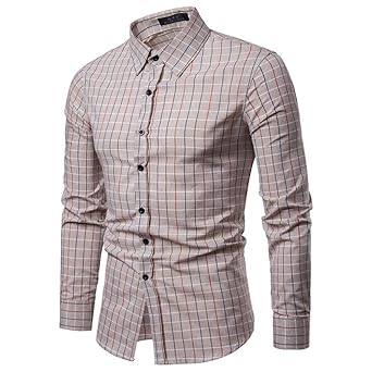 CICIYONER Multi-Color und Multi-Size Kariertes langarmhemd Herren,KarohemdLangarm Hemd Kariert Regular Fit Trachtenhemd Bügel