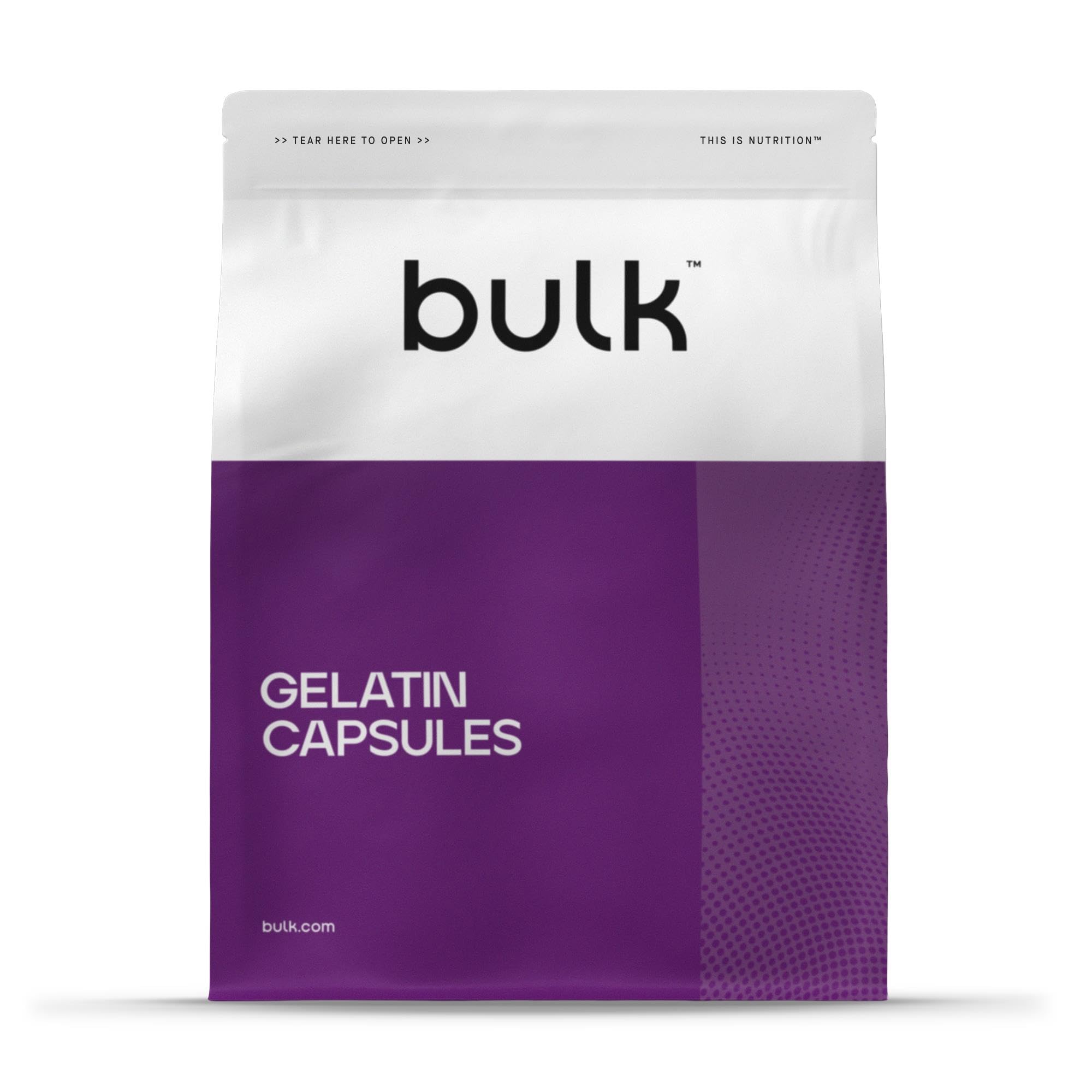 Bulk Gelatin Capsules, Size 0, Pack of 1000