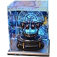 URMODELAND 1:1 MK1 Arc Reactor, Floating Rotating LED Levitation Arc Reactor Model, Electric Arc Reactor LED Floating Arc Reactor MK1 with Holographic Shield -Gen 1, Type 2, 54BLDUED49F10D15E0I