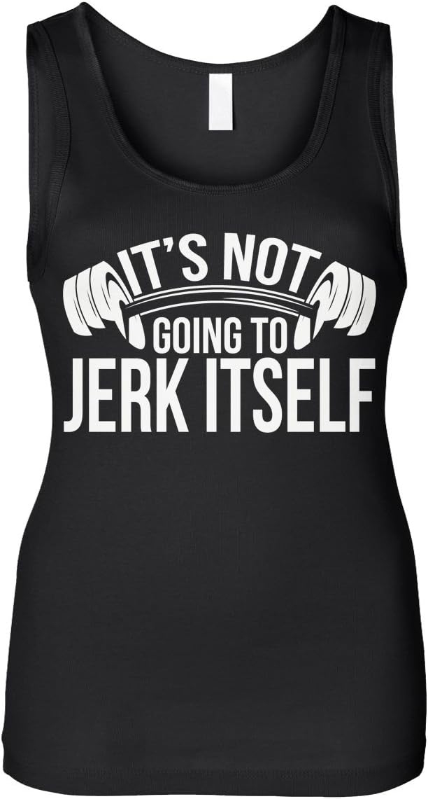Cybertela Women's It's Not Going to Jerk Itself Slim Fit Tank Top