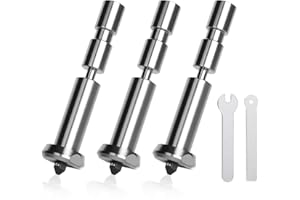 REDREX 3PCS Kobra 3 Max Combo Hardened Steel Nozzle,High Flow&High Speed Quick-Swap 0.4mm Print Head Extruder Hot End Kit Compatible with Anycubic Kobra 3 Max/Kobra 3 Max Combo 3D Printers