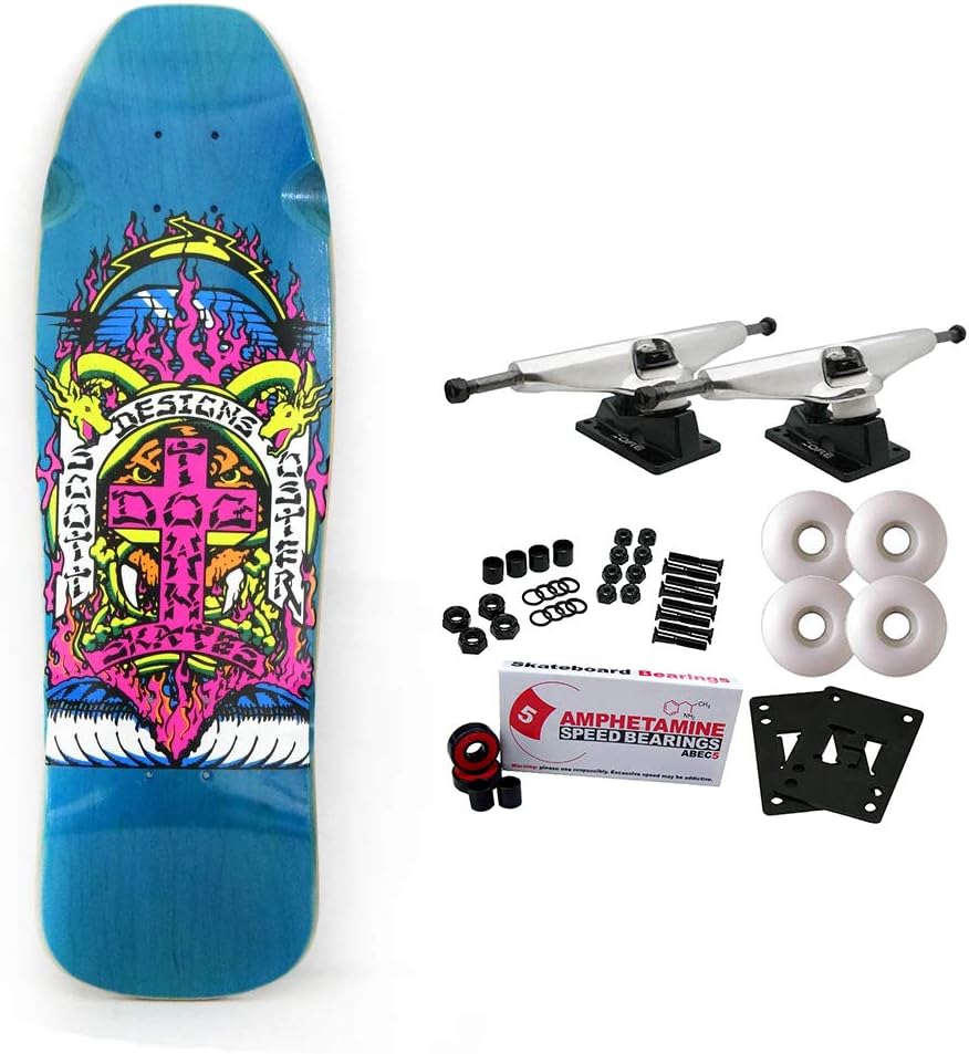 Dogtown Old School Skateboard Complete Oster Mini Blue 8.75" x 29.25"