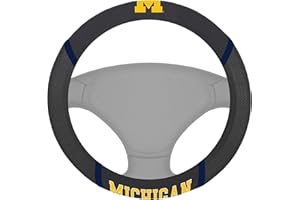FANMATS NCAA Unisex-Adult Embroidered Steering Wheel Cover