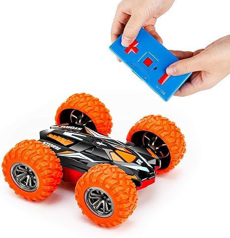 Amazon Mslan Cyclone ミニリモートコントロールカー キッズ用 両面高速オフロードスタントミニrcカー 男の子と女の子用 Rcフリップカー ラジコン ドローン 通販