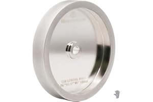 MORESUPERHARD CBN Grinding Wheel 6 inch 1000 Grit,1/2" Bore,1" Wide,forAll Kinds of 6 inch Bench Grinders,for Sharpening High Speed Steel Tools WoodTurining Tools(1000 Grit)