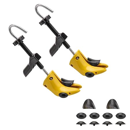 Schuhdehner mit Tragetasche, ein Paar hochwertige Zweiwege-Schuhspanner aus robustem Kunststoff, Länge und Breite verstellbar