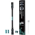 ADSPINZOR Mr. Nope Weighted Mortal Spinning Pen Mod Advanced Trick Spin Pen for Precision & Practice Heavier, Balanced, Anti-Slip Grip, Writable with Brass Weights (Blue)