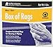 Buffalo Industries (10520) Absorbent White Recycled T-Shirt Cloth Rags - 4 lb. box - For All-purpose Wiping, Cleaning, and Polishing - Made from 100% Recycled Materials