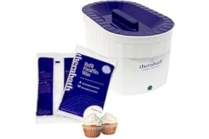 Therabath Professional Thermotherapy TB6 Paraffin Wax Bath - Helps Relieve Arthritis & Muscle Stiffness - Heat Therapy for Hands, Feet, Face & Body - Made in USA - 6 lb. Vanilla Cupcake