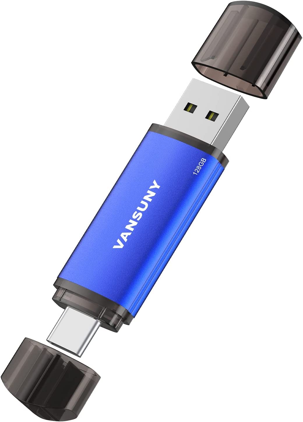Vansuny USBメモリ Type C 64GB USBフラッシュドライブ 2in1 OTG USB 2.0 + USB Cメモリ タイプC 64ギガ （青）… の商品画像