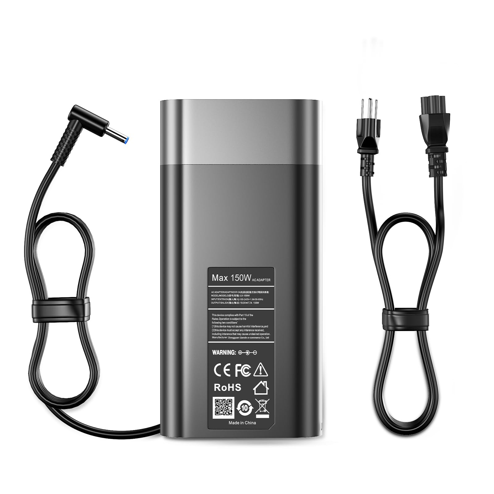 Photo 1 of GERVGHS 150W AC Laptop Charger Compatible with HP ZBook Studio 15 16 17 G3-G8, ZBook 15 16 17 G5-G9, OMEN 15 17 Fury 15 17 Pavilion Gaming 15 17, 15u G3, 15v x360 G5 Power Cord