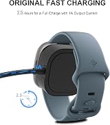 Bicmice USB Charger Cable for Fitbit Sense Versa 3/4 Magnetic Smartwatch Power view 4