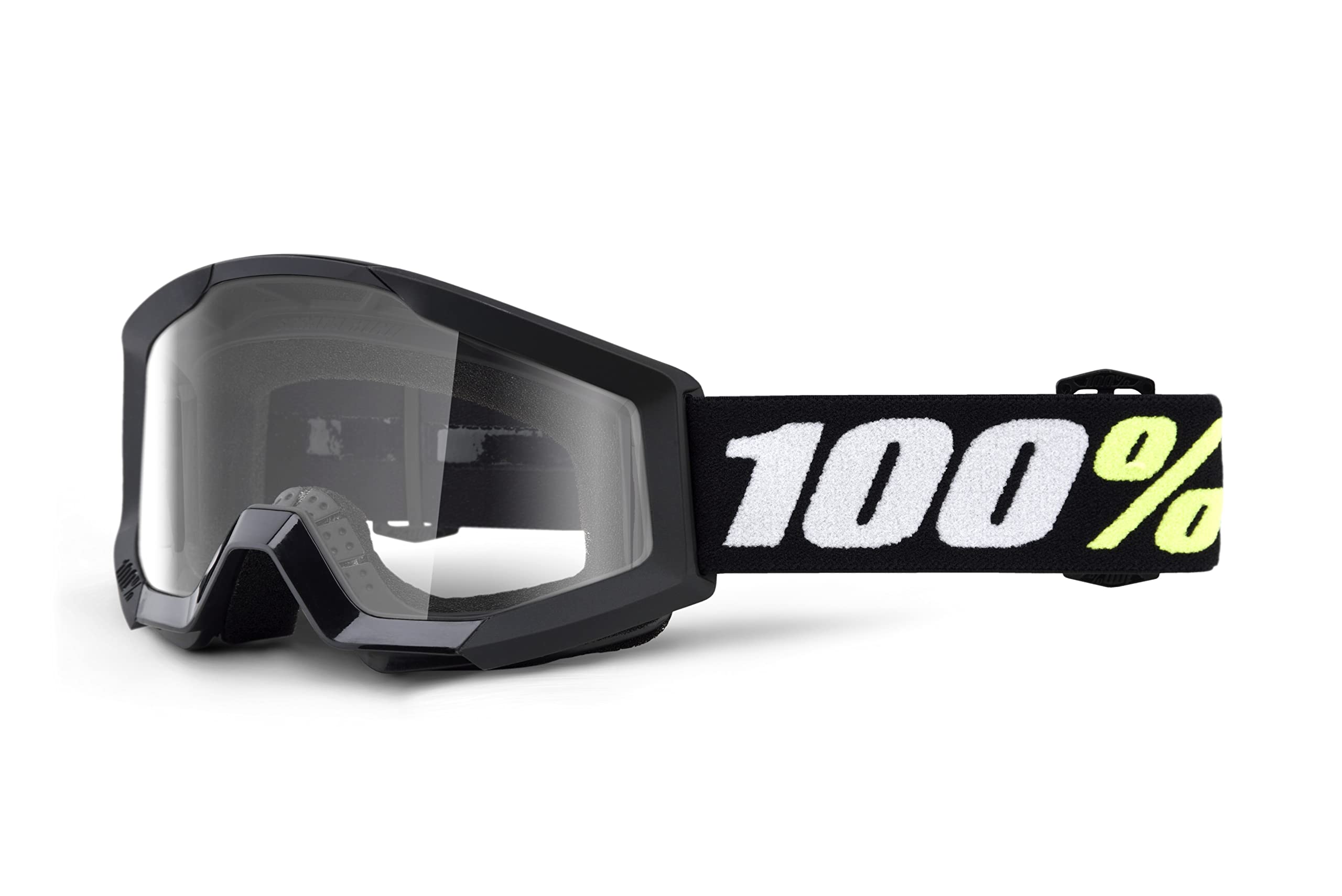 100% STRATA MINI Goggle Black - Clear Lens