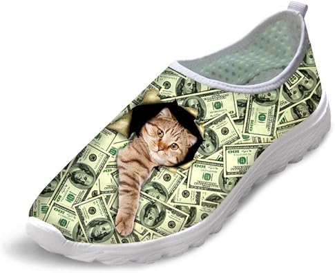 cat print shoes