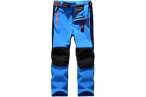 Jessie Kidden Kids Boys Girls Youth Waterproof Hiking Ski Snow Pants Elastic Waist Warm Insulated Pants