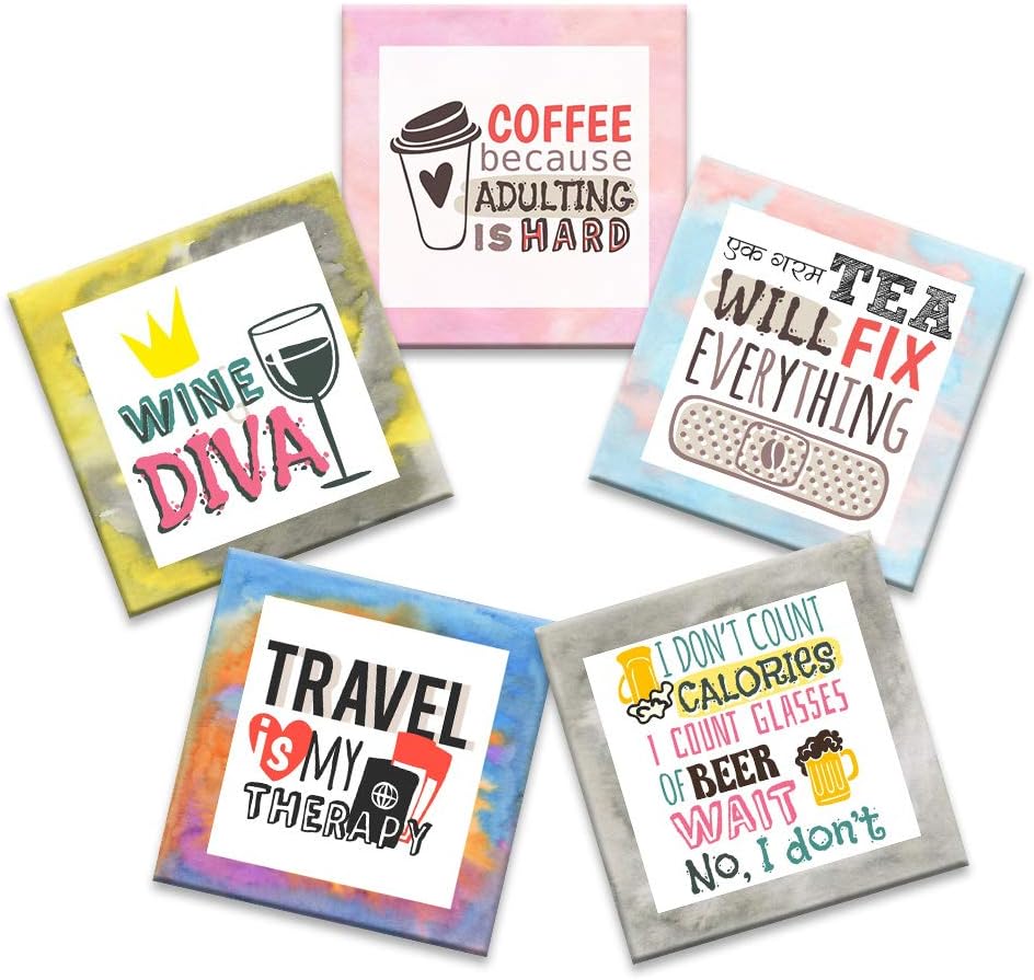 Matvira Little Truth Volume 2 Pack of 5 Magnet 2.75 x 2.75 inch