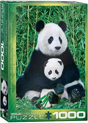 EuroGraphics Panda and Baby 1000 Piece Puzzle