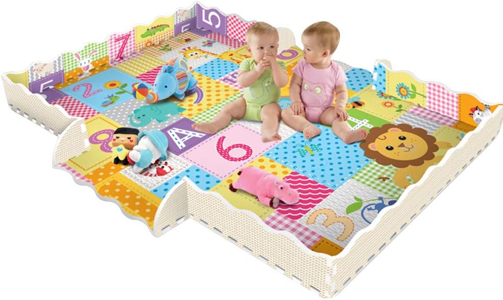 Blanketswarm Baby-Spielmatte, 2 cm dick, ungiftige, ineinandergreifende
